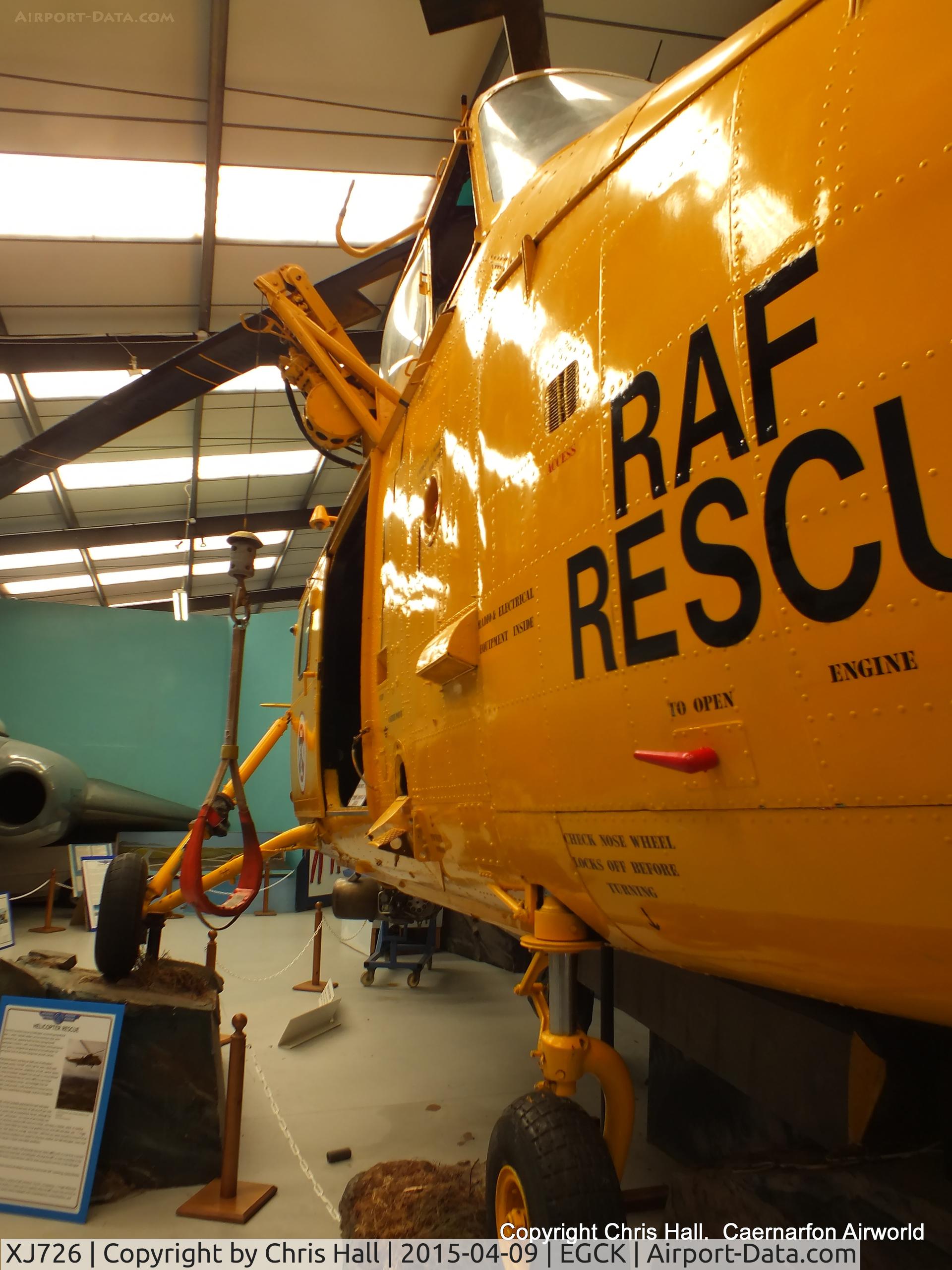 XJ726, 1955 Westland Whirlwind HAR.10 C/N WA97, at Caernarfon Airworld