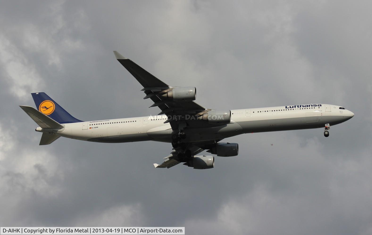 D-AIHK, 2004 Airbus A340-642 C/N 580, Lufthansa