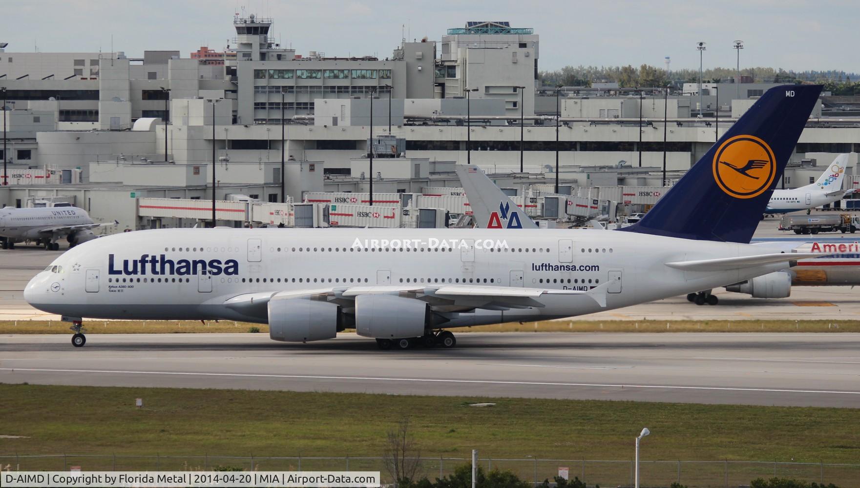D-AIMD, 2010 Airbus A380-841 C/N 048, Lufthansa