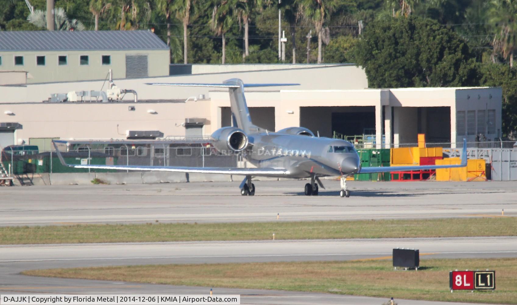 D-AJJK, 2008 Gulfstream Aerospace GV-SP (G550) C/N 5191, Gulfstream 550