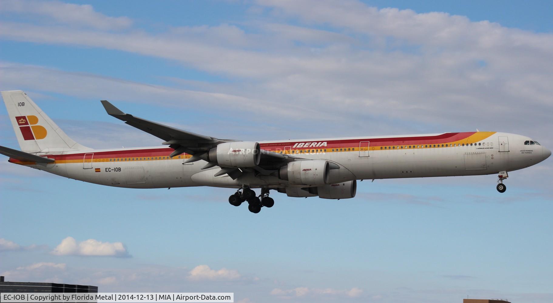 EC-IOB, 2002 Airbus A340-642 C/N 440, Iberia