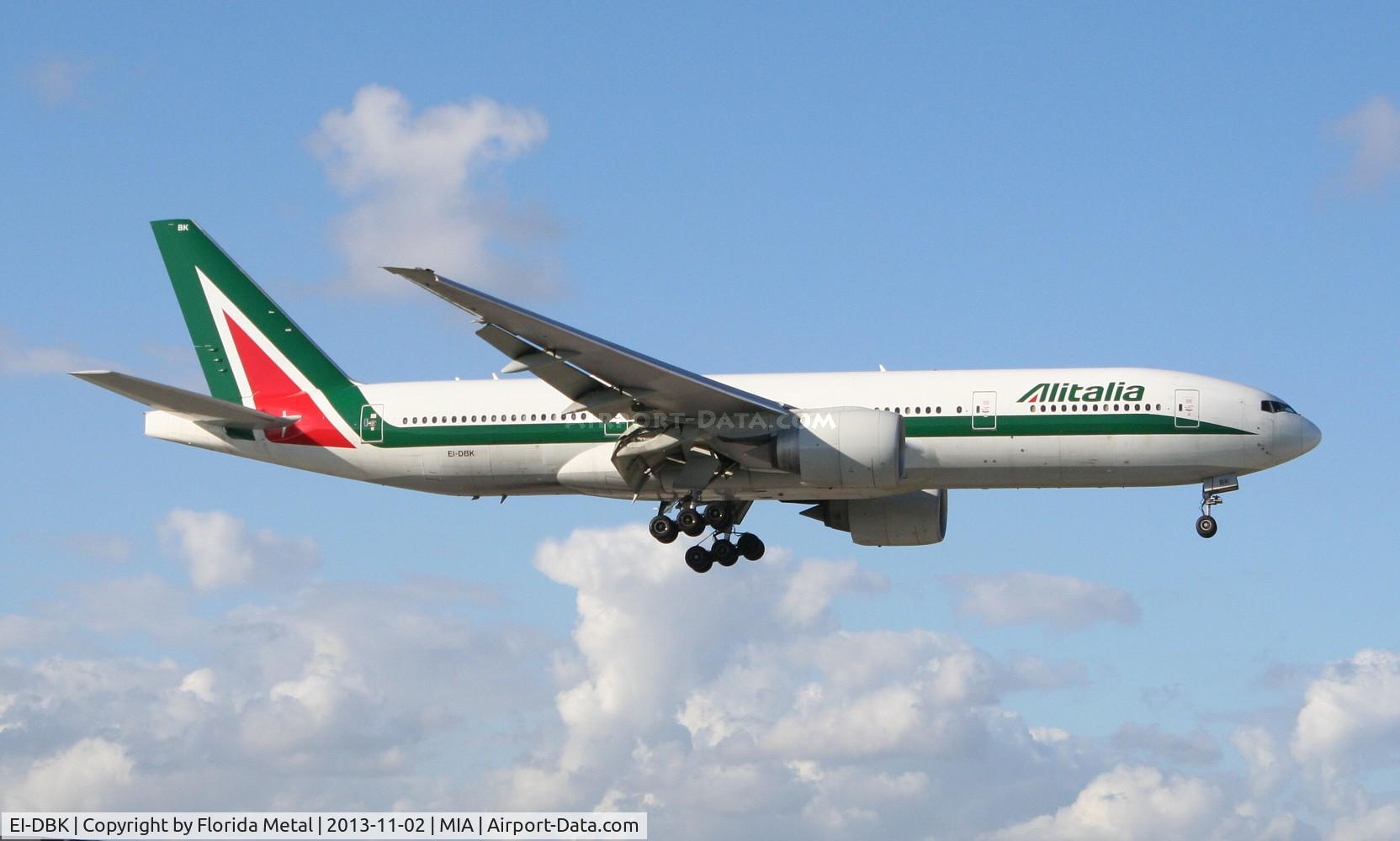 EI-DBK, 2003 Boeing 777-243/ER C/N 32783, Alitalia
