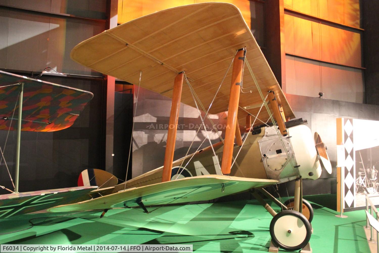 F6034, 1974 Sopwith F.1 Camel C/N Not found F6034, Sopwith Camel