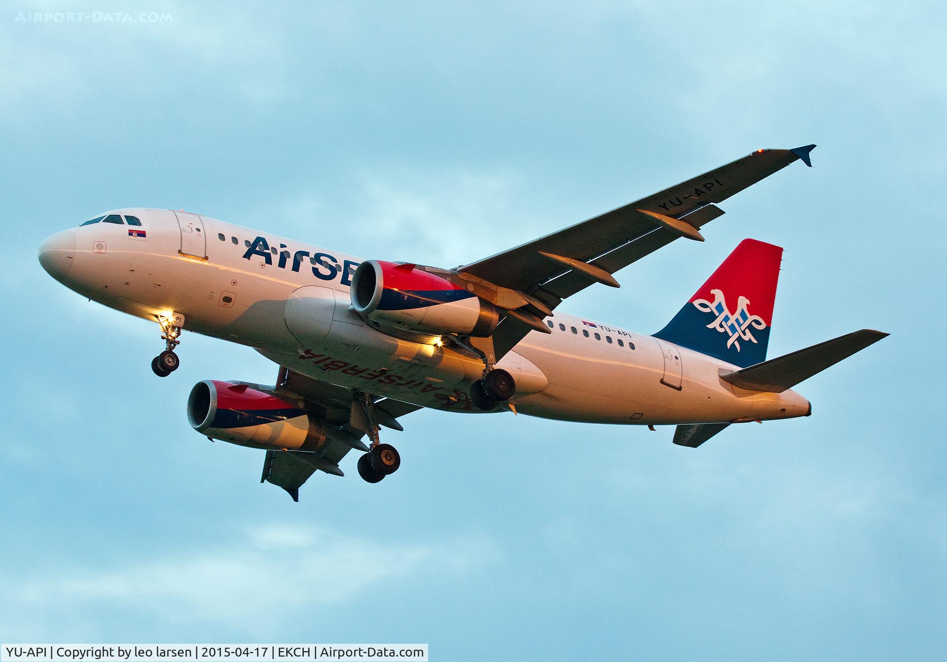 YU-API, 1999 Airbus A319-132 C/N 1140, Copenhagen Kastrup 17.4.15