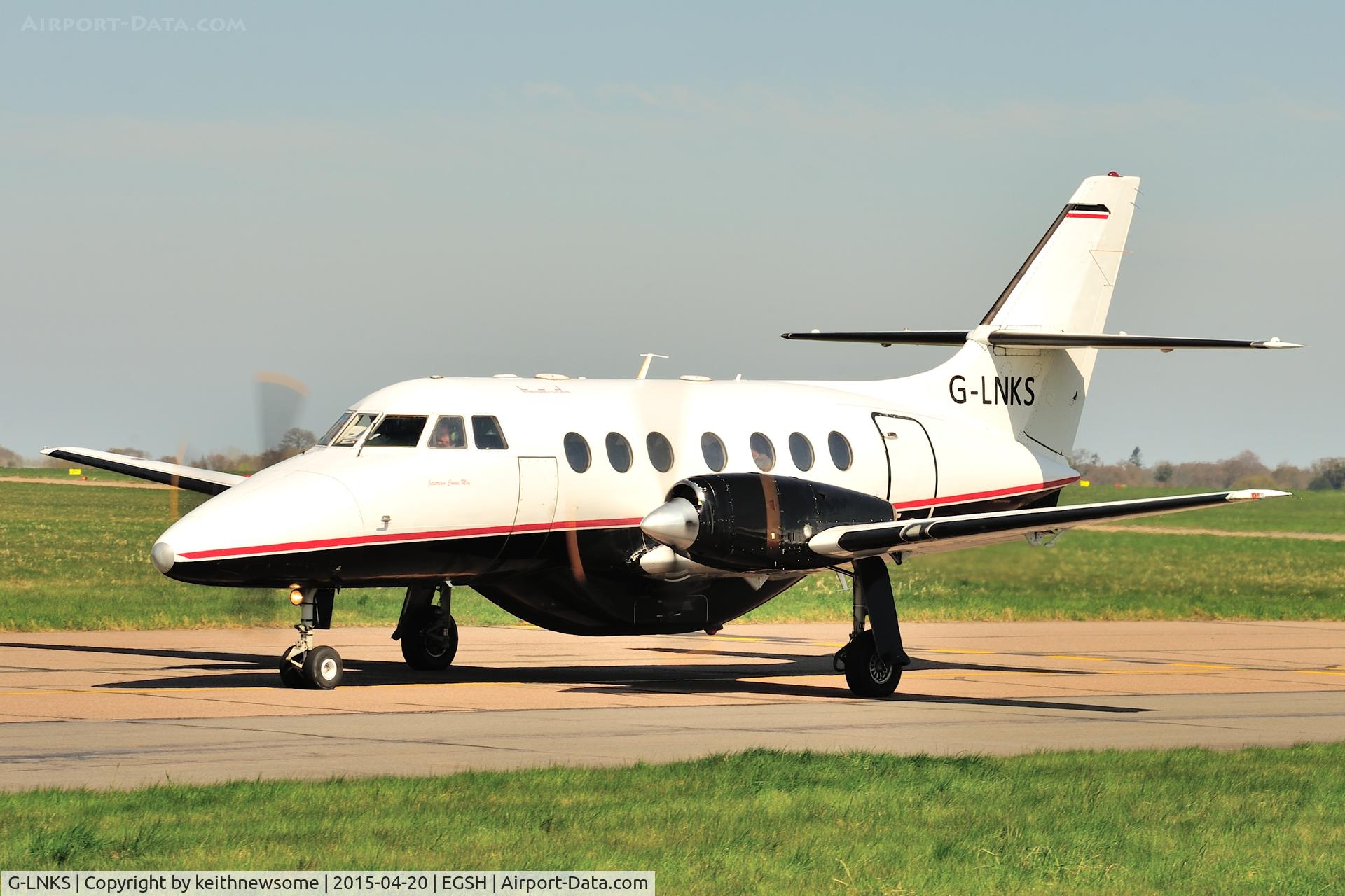G-LNKS, 1987 British Aerospace BAe-3102 Jetstream 31 C/N 772, Inaugural Norwich to Cardiff schedule.