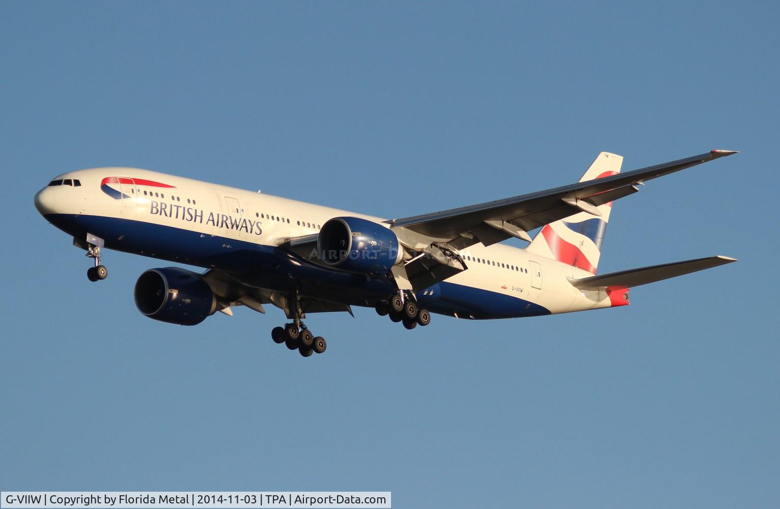 G-VIIW, 1999 Boeing 777-236 C/N 29965, British Airways
