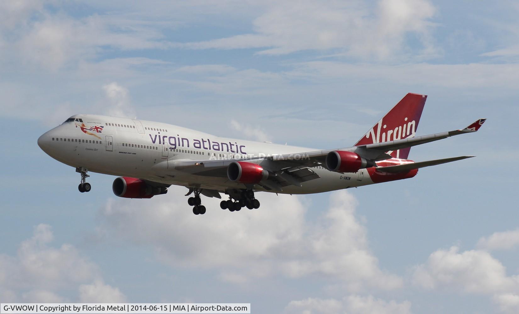 G-VWOW, 2001 Boeing 747-41R C/N 32745, Virgin Atlantic 747-400
