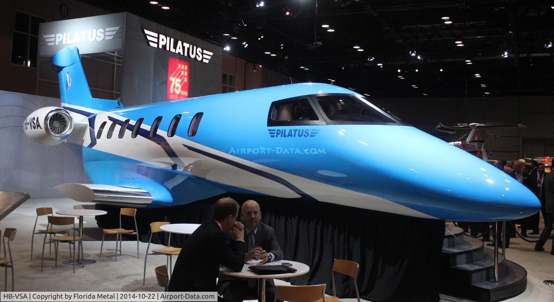HB-VSA, 2013 Pilatus PC-24 (Prototype mock-up) C/N 01, Pilatus PC-24 Mock up at Orange County Convention Center Orlando FL NBAA