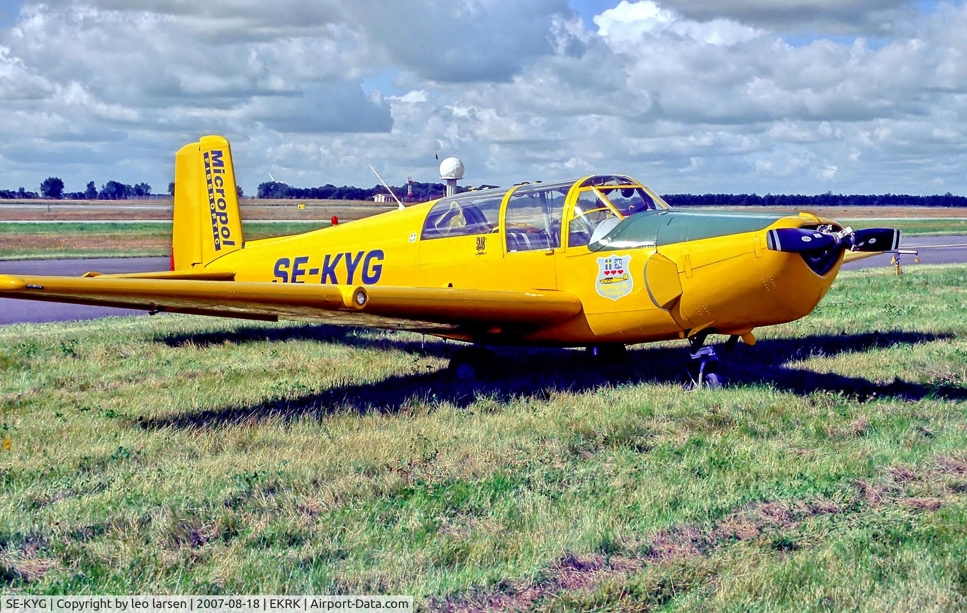 SE-KYG, 1960 Saab 91C Safir C/N 91-396, Roskilde Air Show 18.8.07