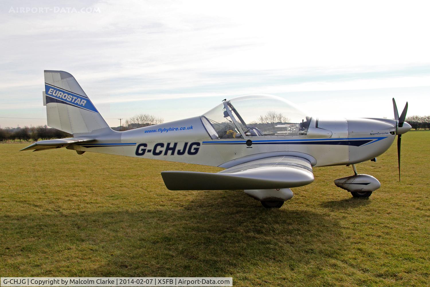 G-CHJG, 2012 Cosmik EV-97 TeamEurostar UK C/N 3938, Cosmik EV-97 TeamEurostar UK at Fishburn Airfield UK, February 7th 2015.