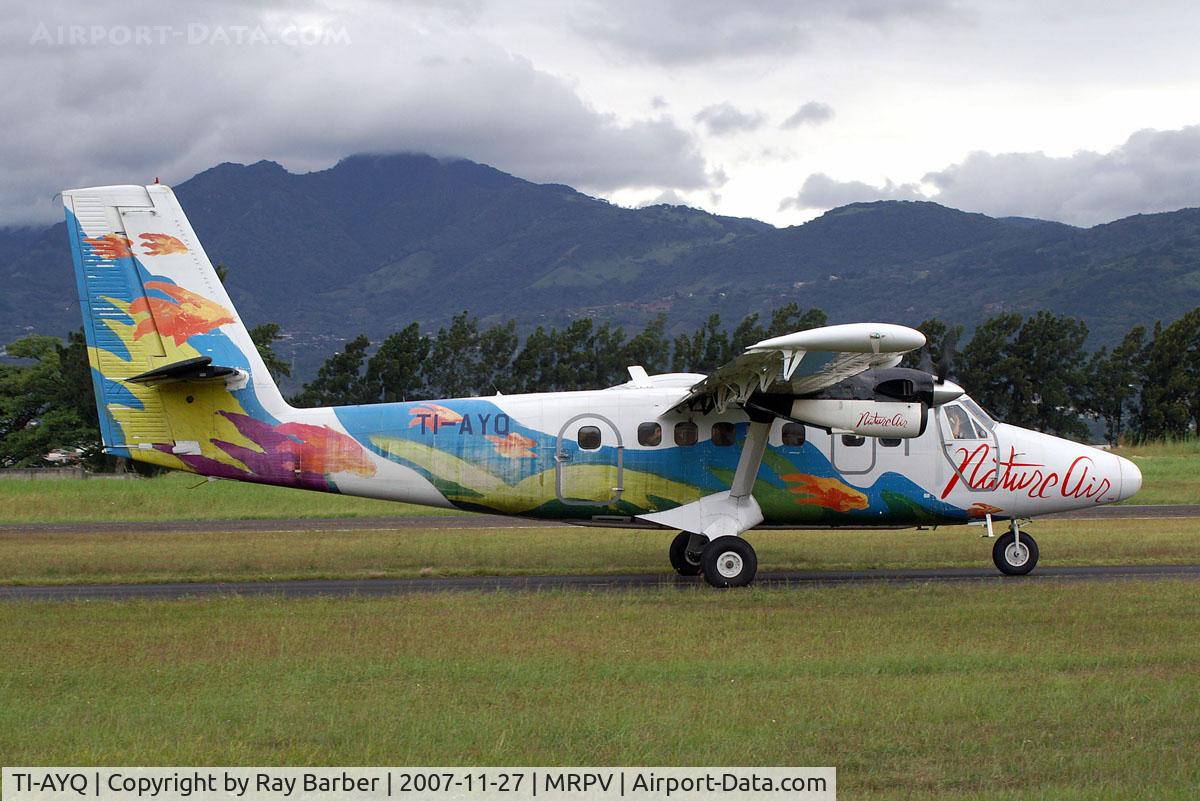 TI-AYQ, 1974 De Havilland Canada DHC-6-300 Twin Otter C/N 422, De Havilland Canada DHC-6-300 Twin Otter [422] (Nature Air) San Jose-Tobias Bolanos International~TI 27/11/2007
