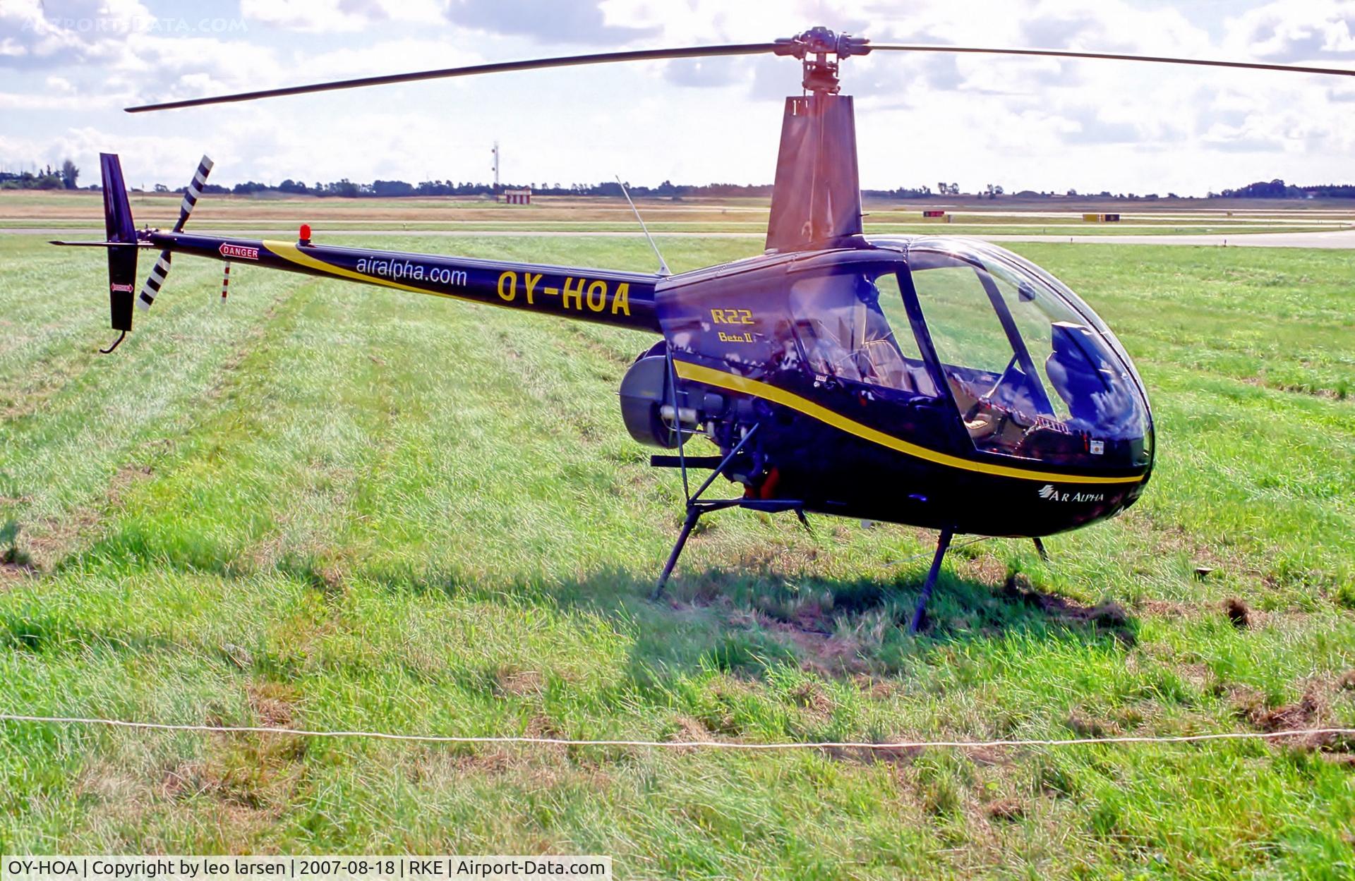OY-HOA, 2005 Robinson R22 Beta II C/N 3987, Roskilde Air Show 18.8.07