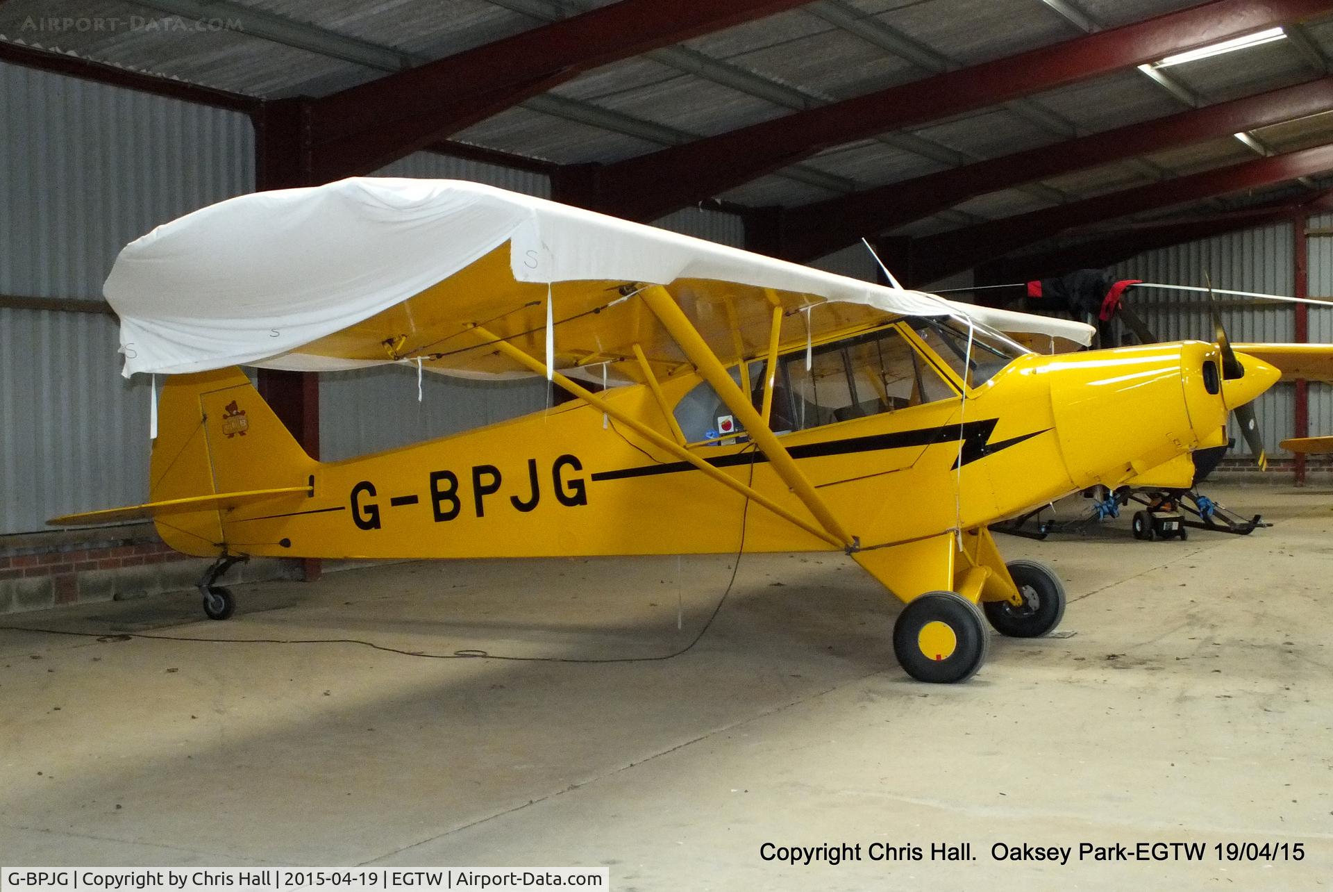 G-BPJG, 1965 Piper PA-18-150 Super Cub C/N 18-8350, at Oaksey Park