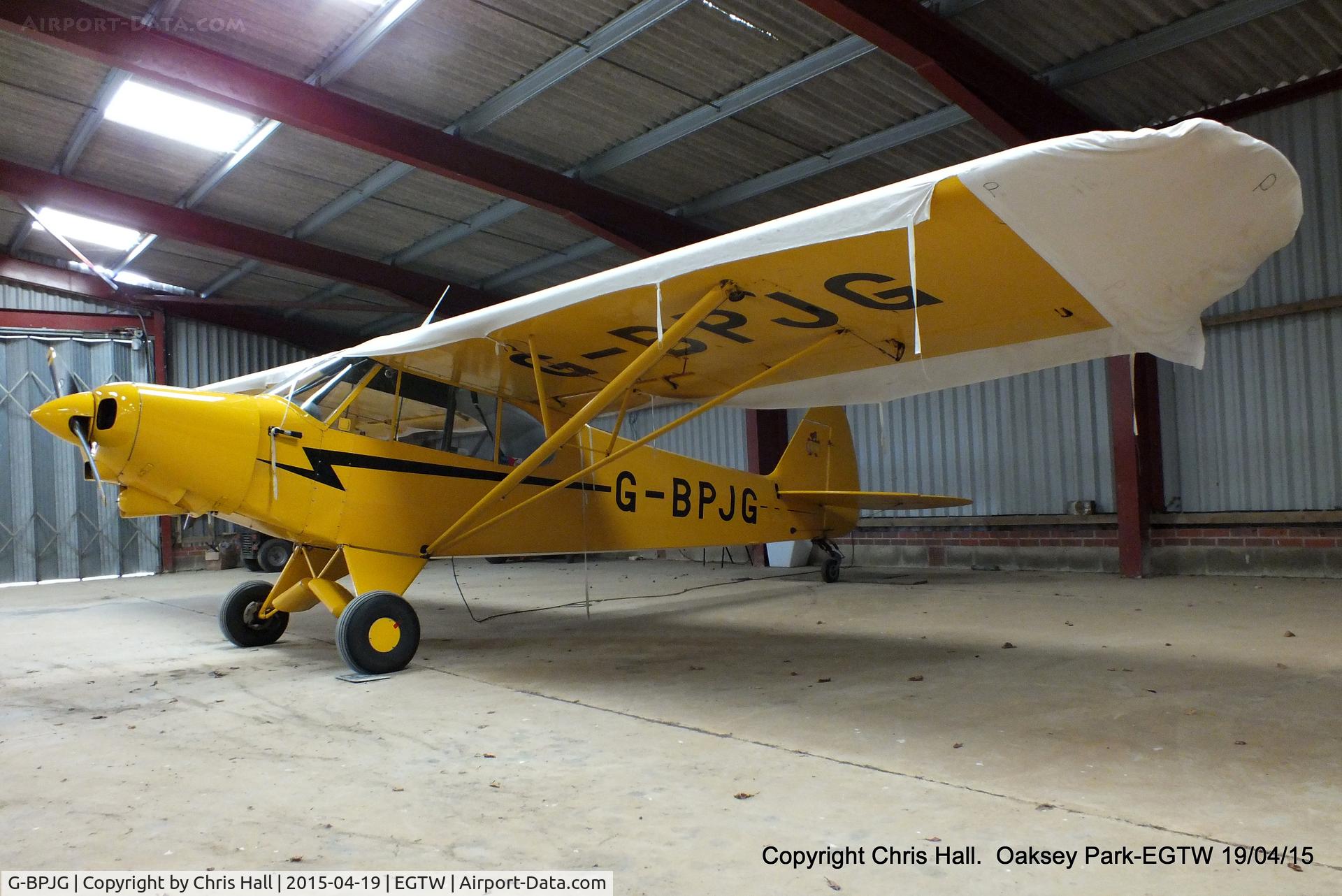 G-BPJG, 1965 Piper PA-18-150 Super Cub C/N 18-8350, at Oaksey Park