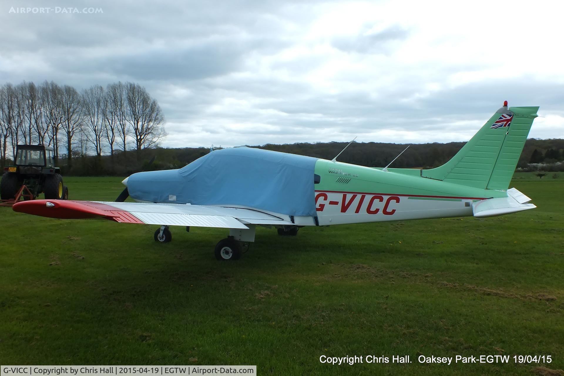 G-VICC, 1979 Piper PA-28-161 Cherokee Warrior II C/N 28-7916317, at Oaksey Park