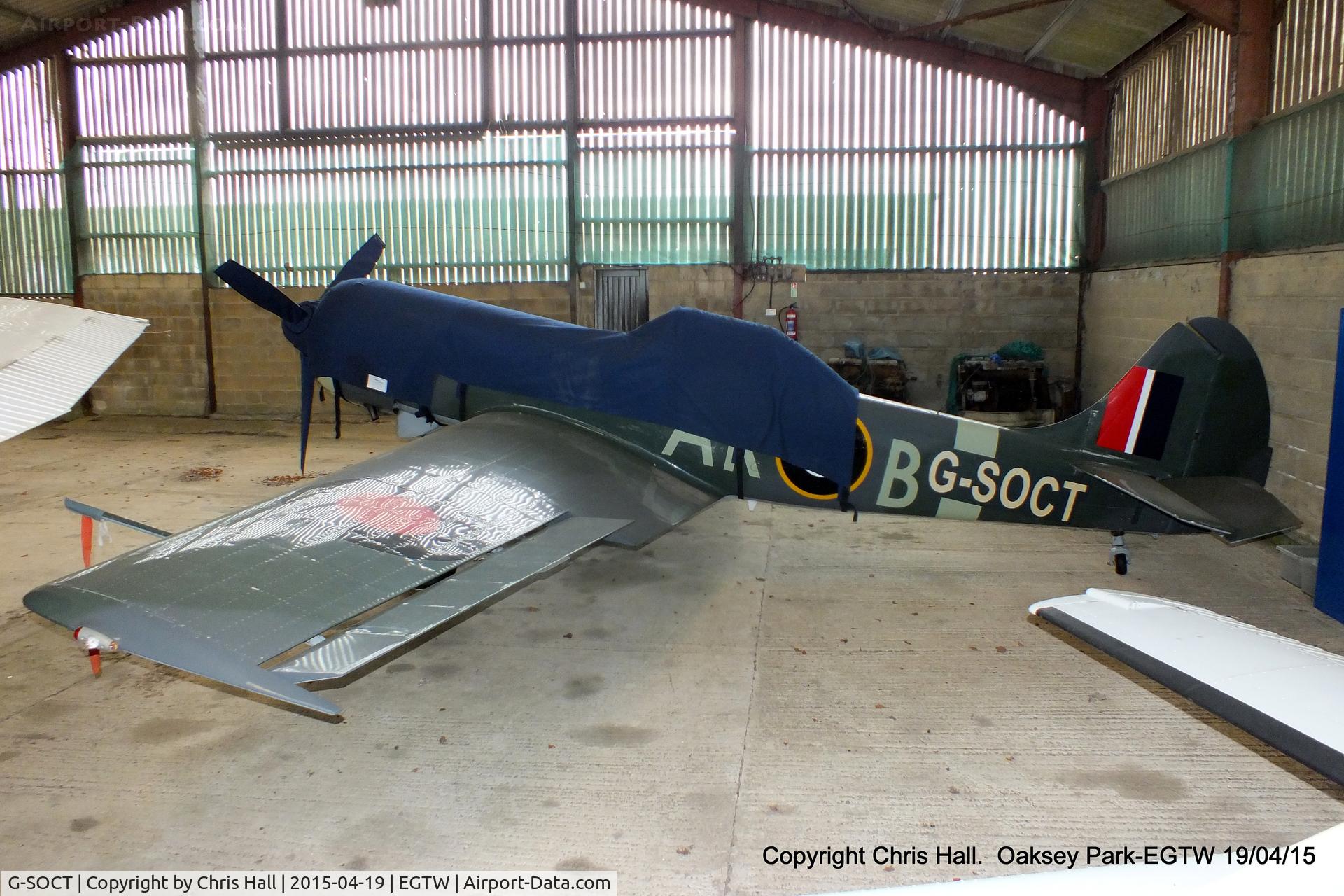 G-SOCT, 1984 Yakovlev Yak-50 C/N 842804, at Oaksey Park