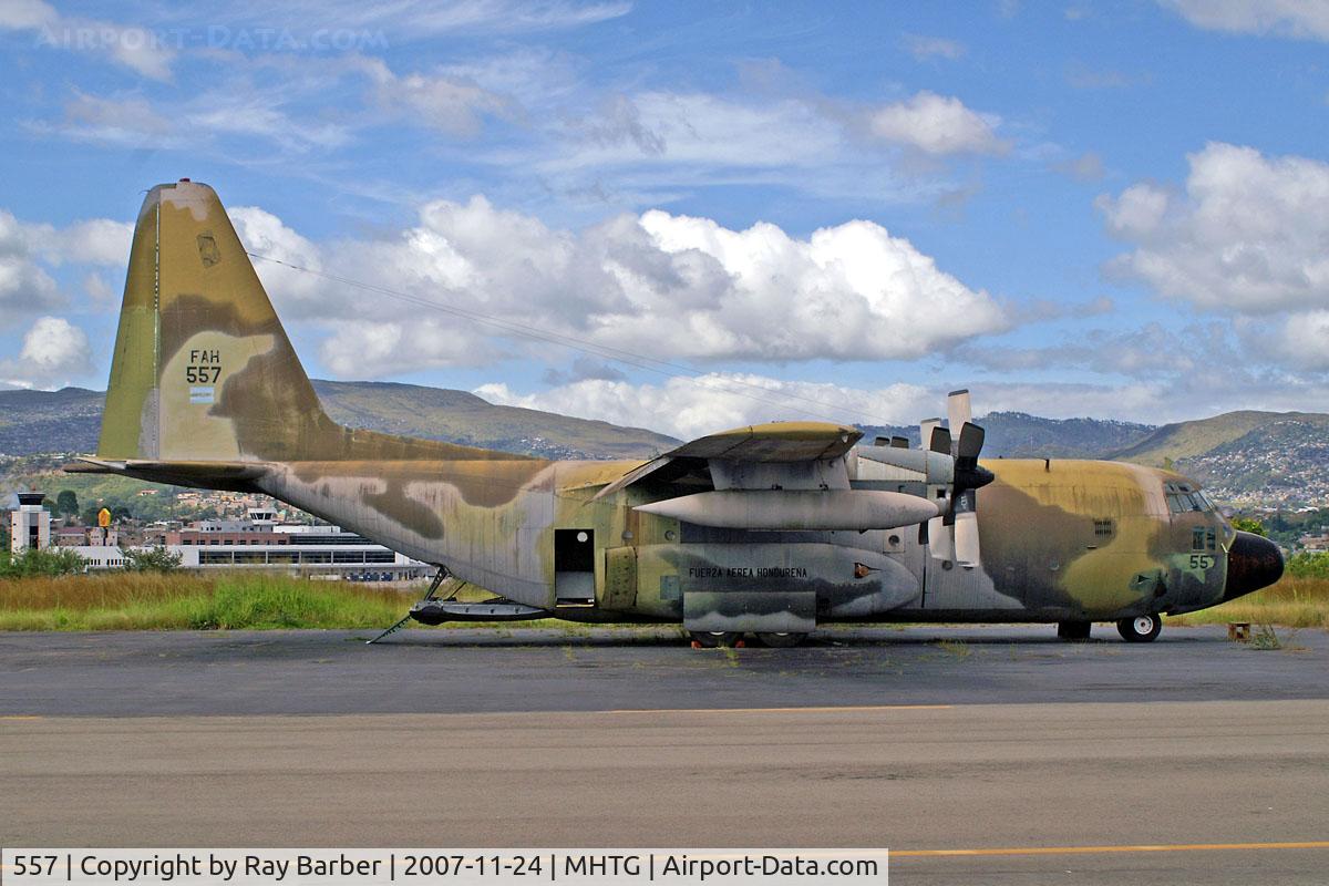 557, 1957 Lockheed C-130A Hercules C/N 182-3030, Lockheed C-130A Hercules [3030] (Honduran Air Force) Tegucigalpa-Toncontin International~HR 24/11/2007