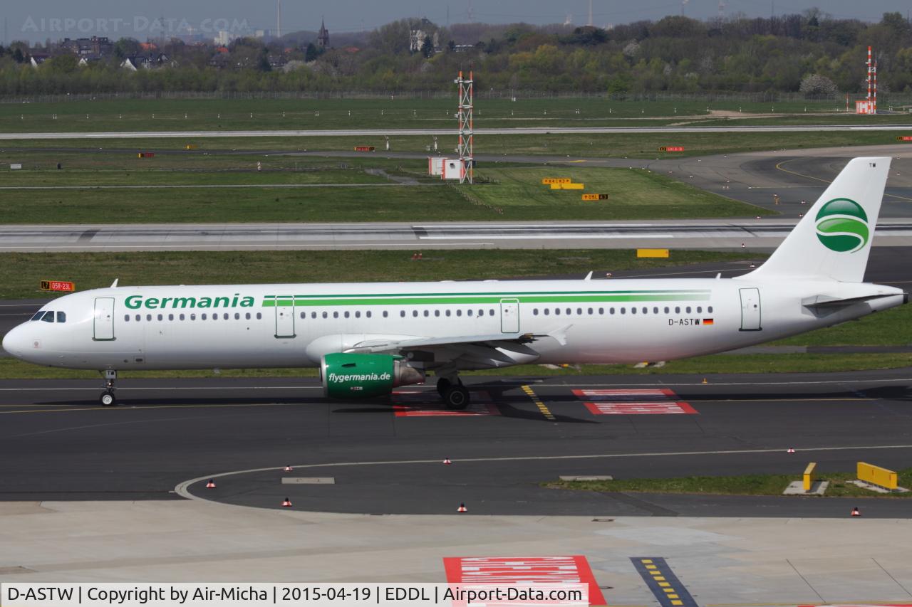 D-ASTW, 1999 Airbus A321-211 C/N 970, Germania
