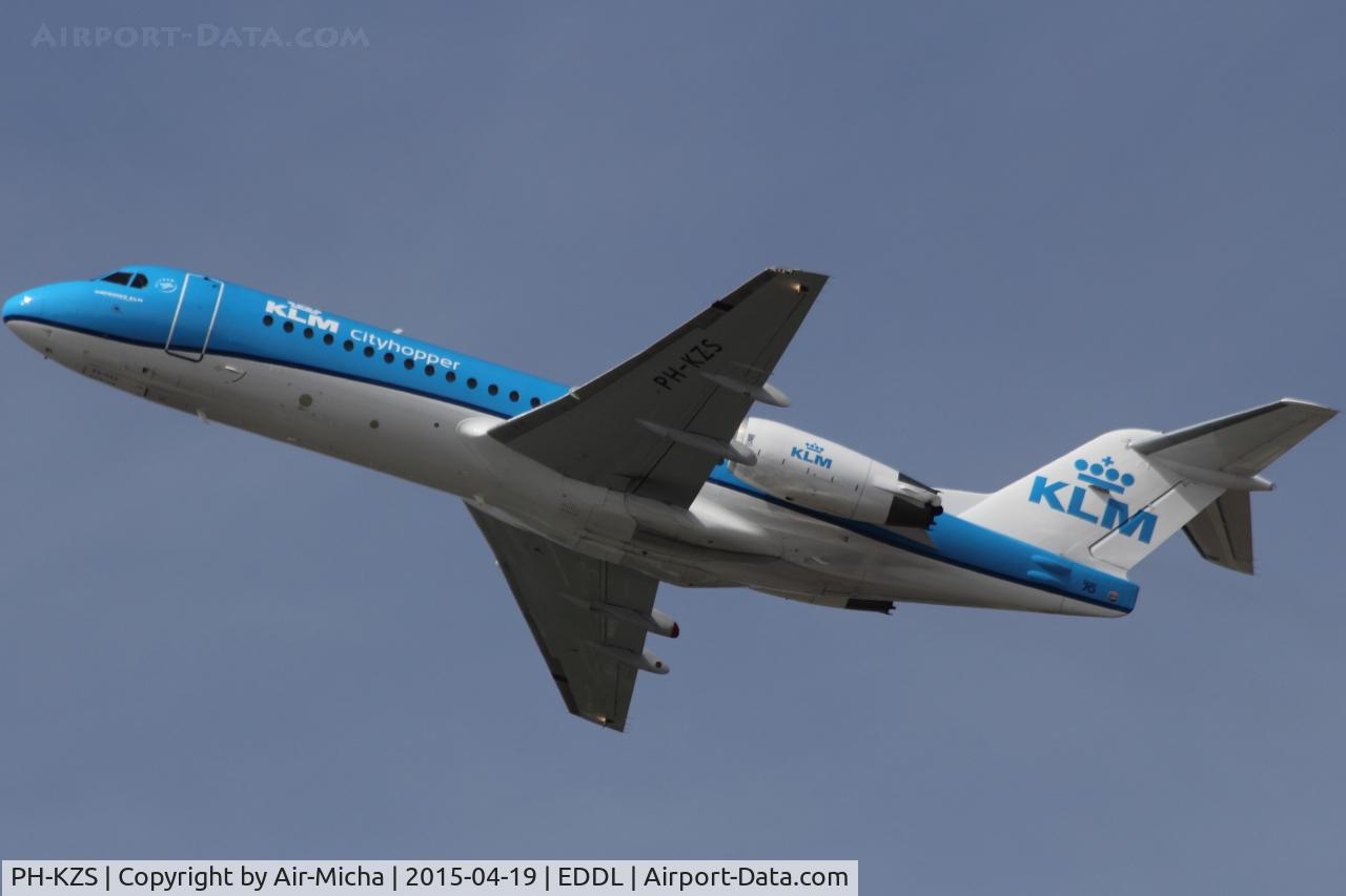 PH-KZS, 1995 Fokker F70 (F-28-0070) C/N 11540, KLM Cityhopper