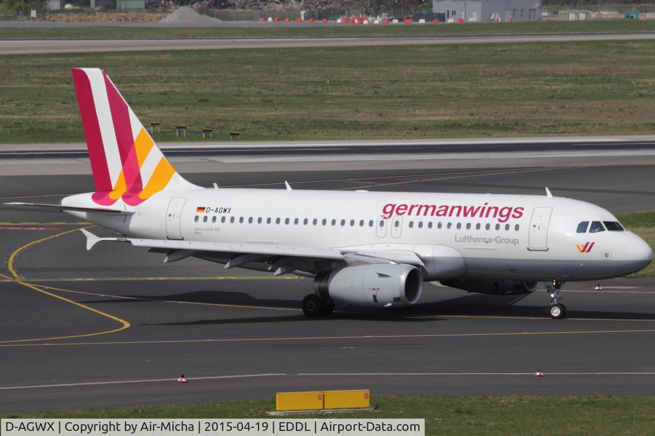 D-AGWX, 2013 Airbus A319-132 C/N 5569, Germanwings