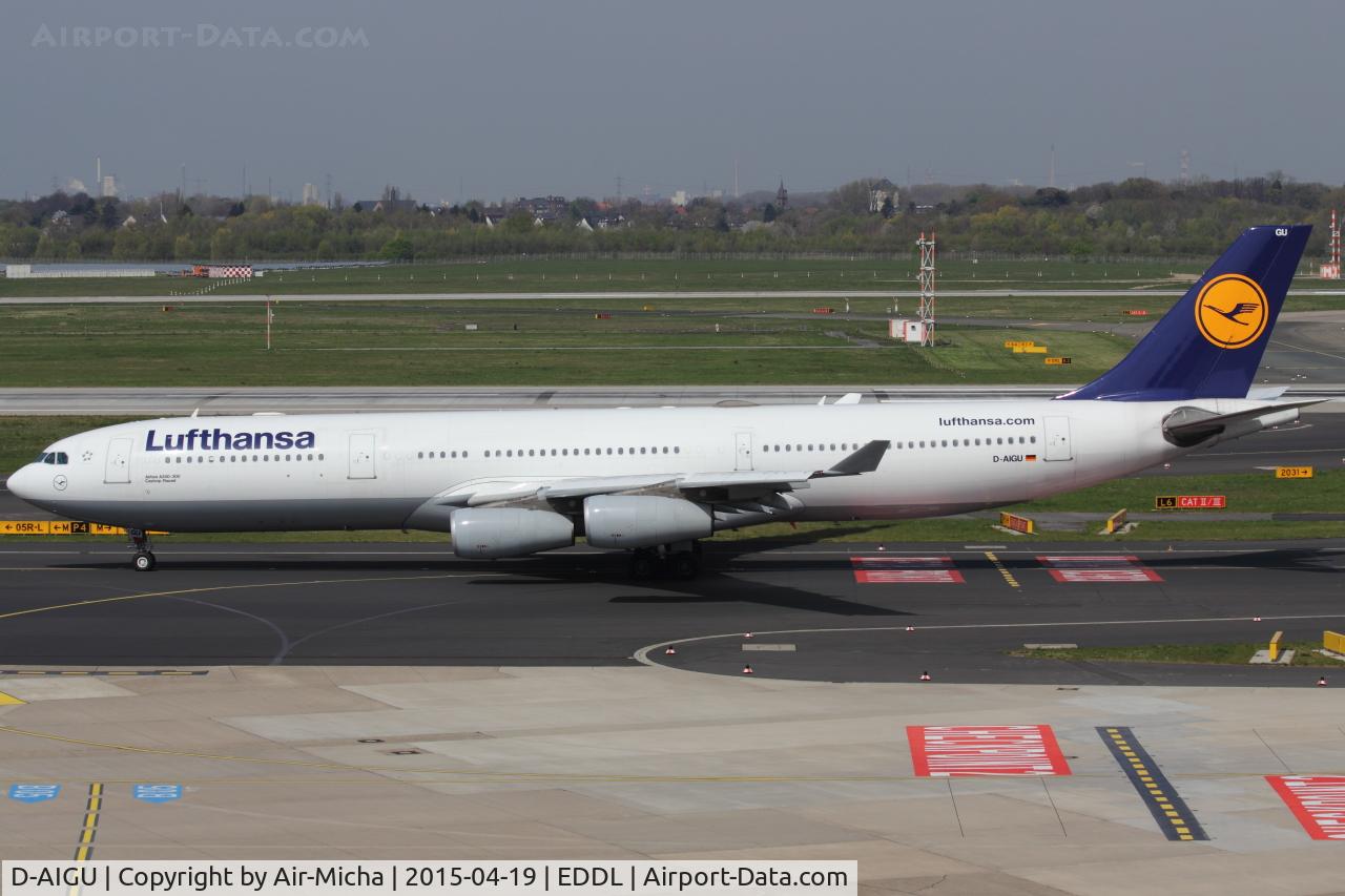 D-AIGU, 2000 Airbus A340-313 C/N 321, Lufthansa