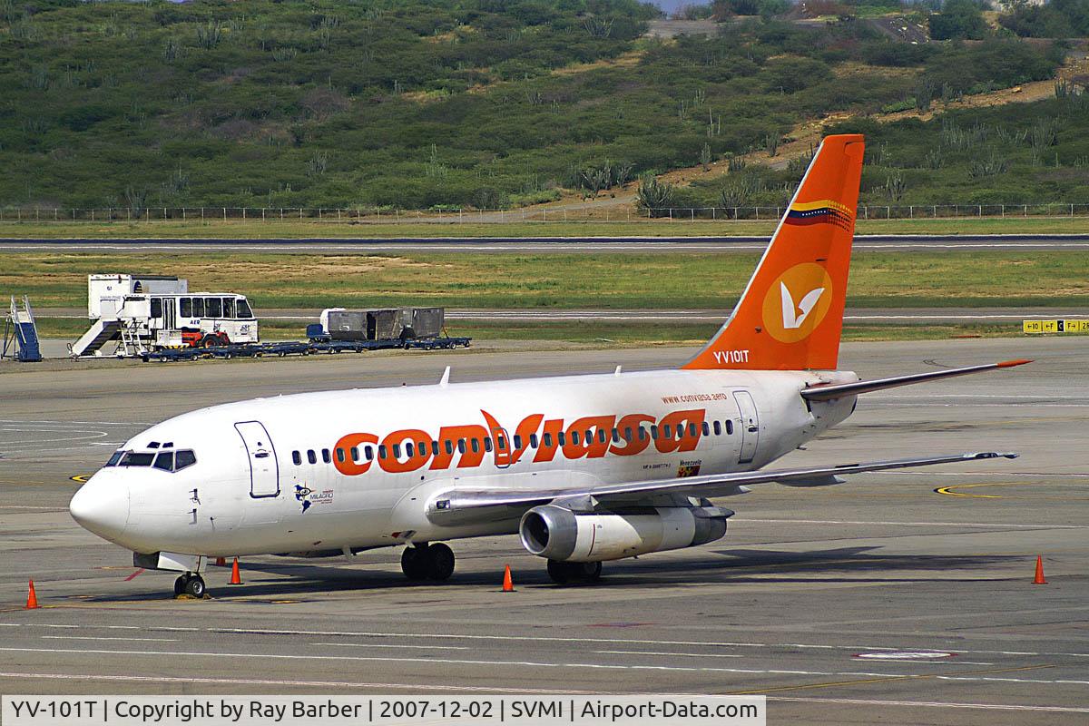 YV-101T, 1979 Boeing 737-291 C/N 21747, Boeing 737-291 [21747] (Conviasa) Caracas-Simon Bolivar International~YV 02/12/2007