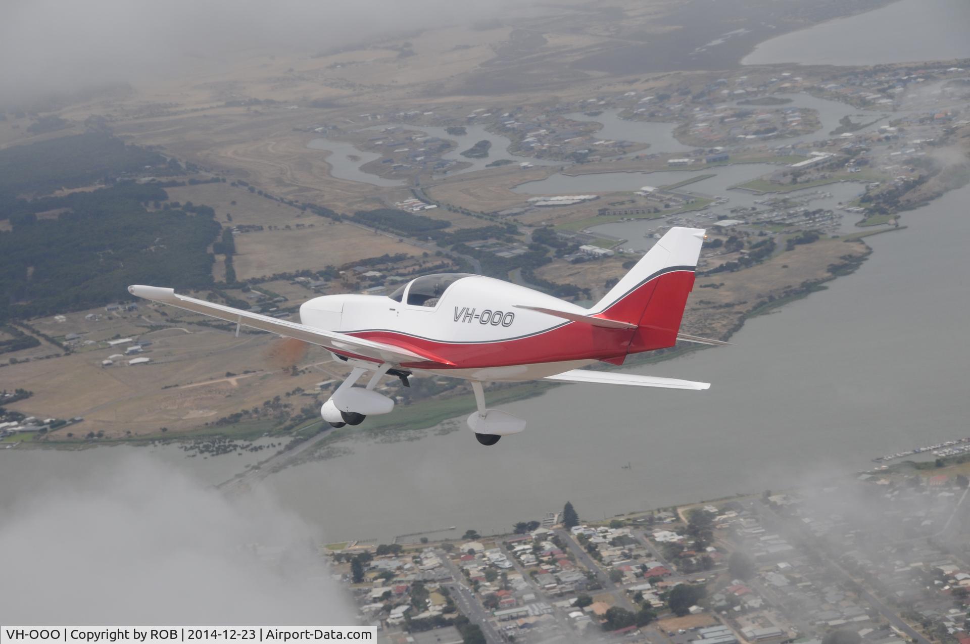 VH-OOO, 1984 Stoddard-Hamilton Glasair II-S FT C/N N115, Over Hindmarsh Island South Australia