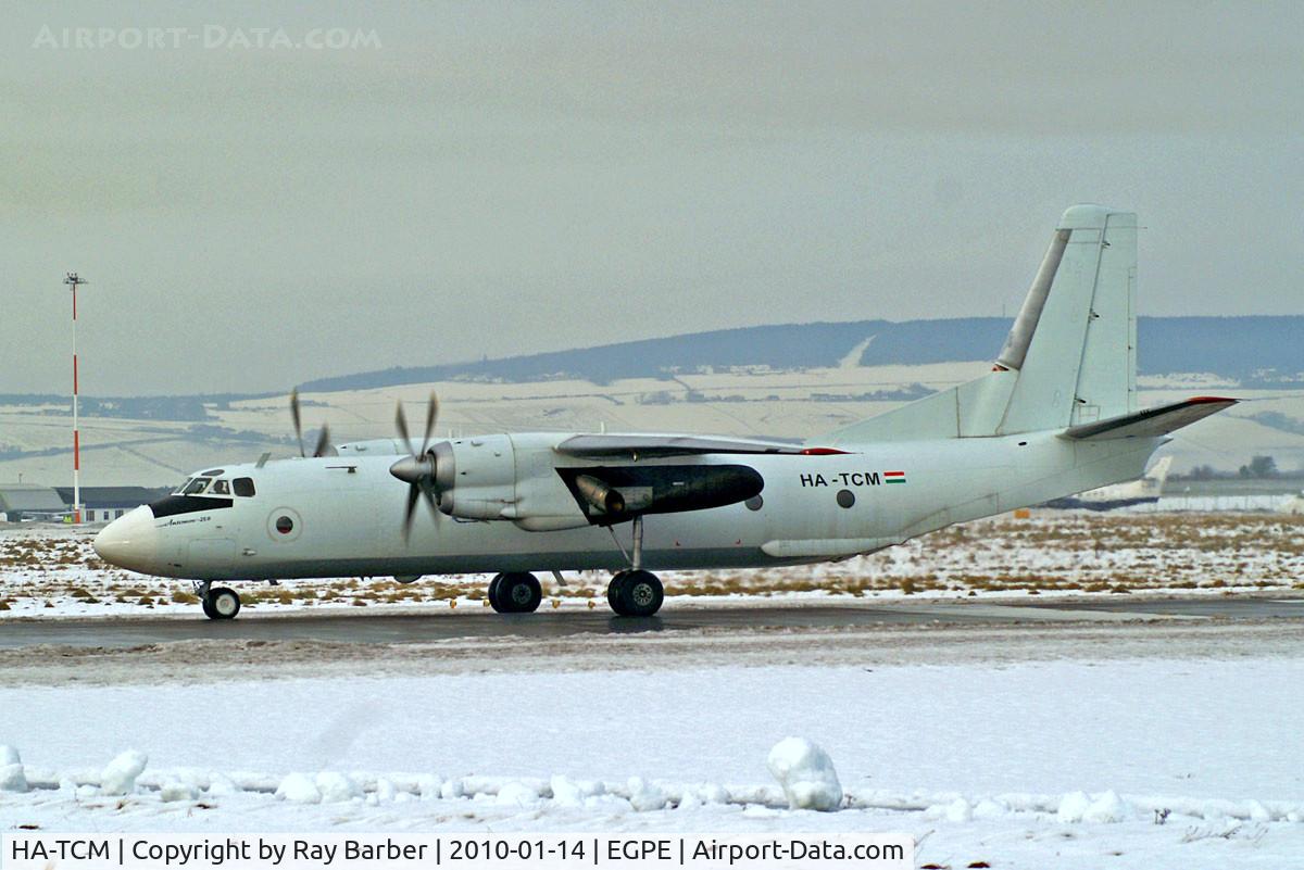 HA-TCM, 1985 Antonov An-26B C/N 14009, Antonov An-26B [140-09] (CityLine Hungary Ltd) Inverness (Dalcross)~G 14/01/2010