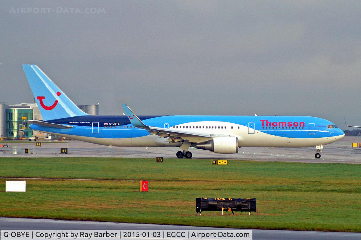 G-OBYE, 1998 Boeing 767-304/ER C/N 28979, Boeing 767-304ER [28979] (Thomson Airways) Manchester-Ringway~G 03/01/2015