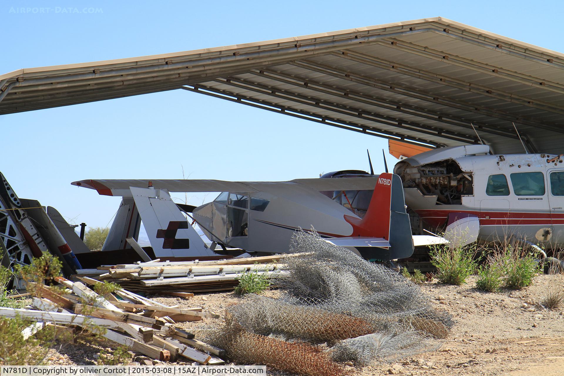 N781D, 1968 Cougar Denny II C/N D-1, Quartzsite, AZ