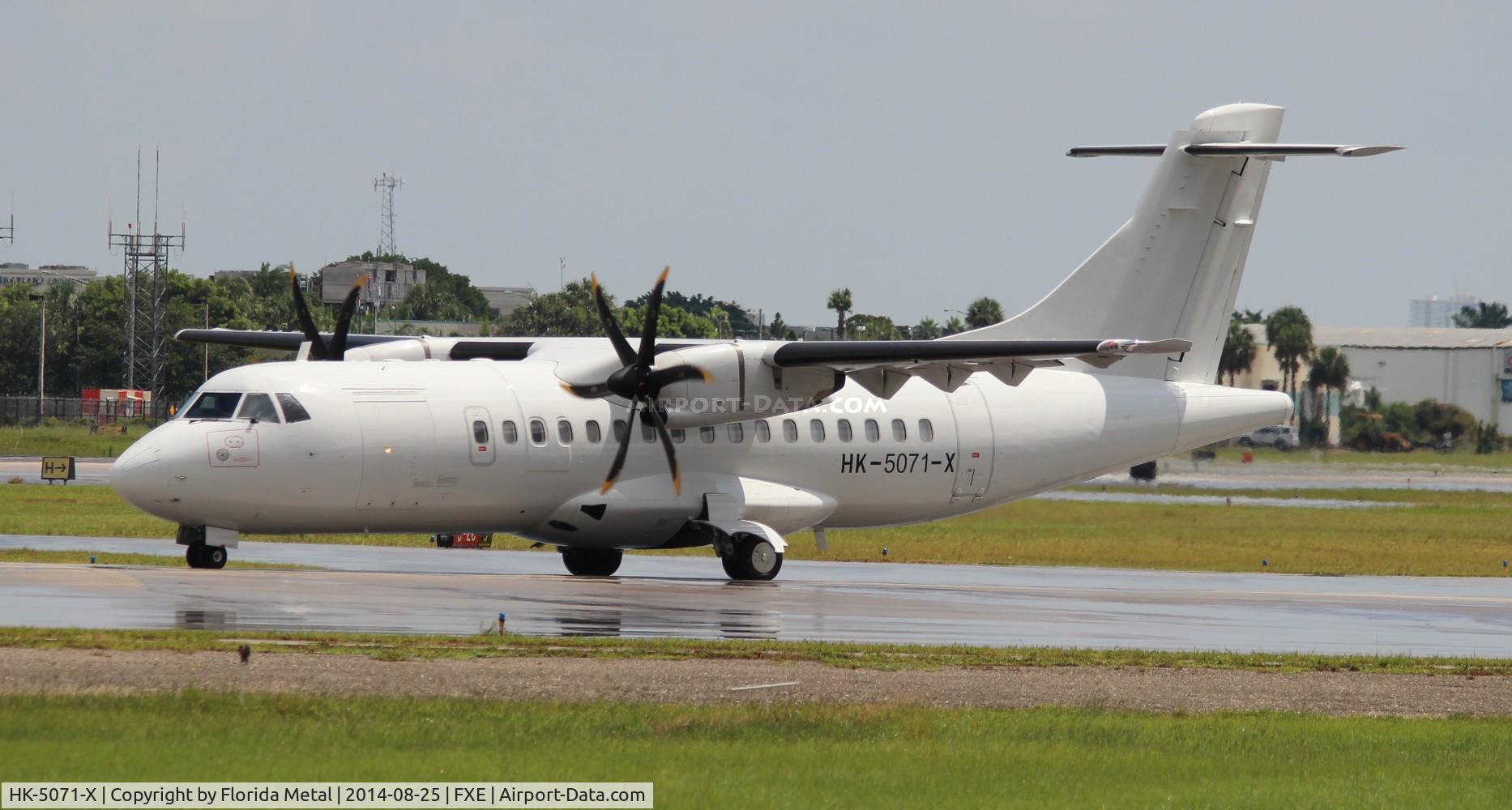HK-5071-X, 2006 ATR 42-500 C/N 651, Colombian ATR-42