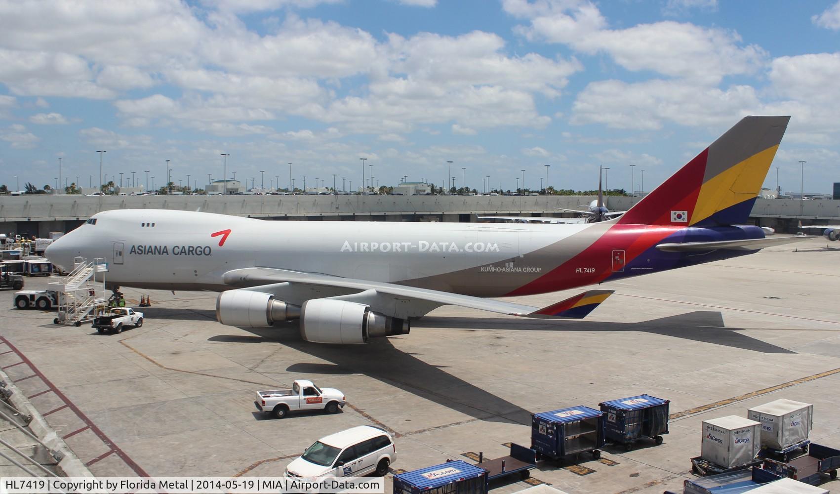 HL7419, 1994 Boeing 747-48EF (SCD) C/N 25781, Asiana Cargo
