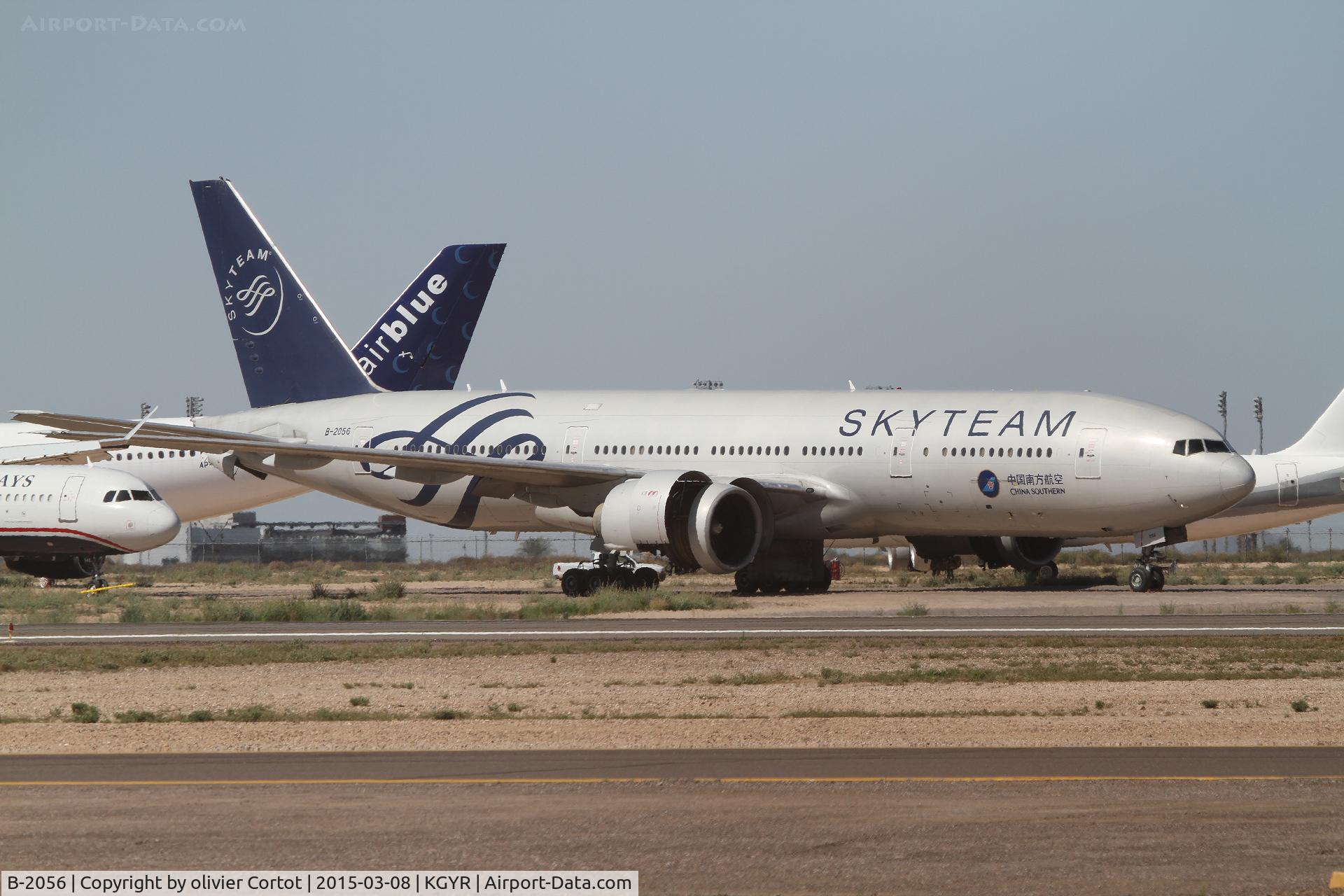 B-2056, 1997 Boeing 777-21B/ER C/N 27525, Goodyear AZ, end of career ?