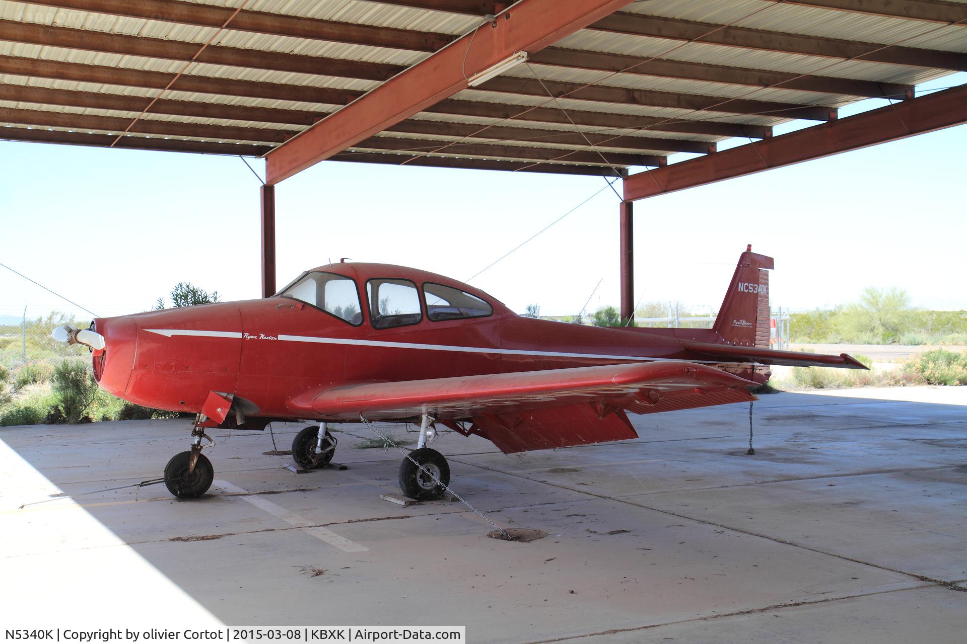 N5340K, 1950 Ryan Navion B C/N NAV-4-2240B, still there in 2015