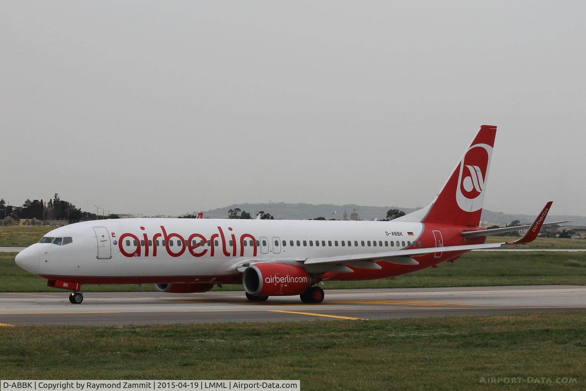 D-ABBK, 2003 Boeing 737-8BK C/N 33013, B737-800 D-ABBK Air Berlin