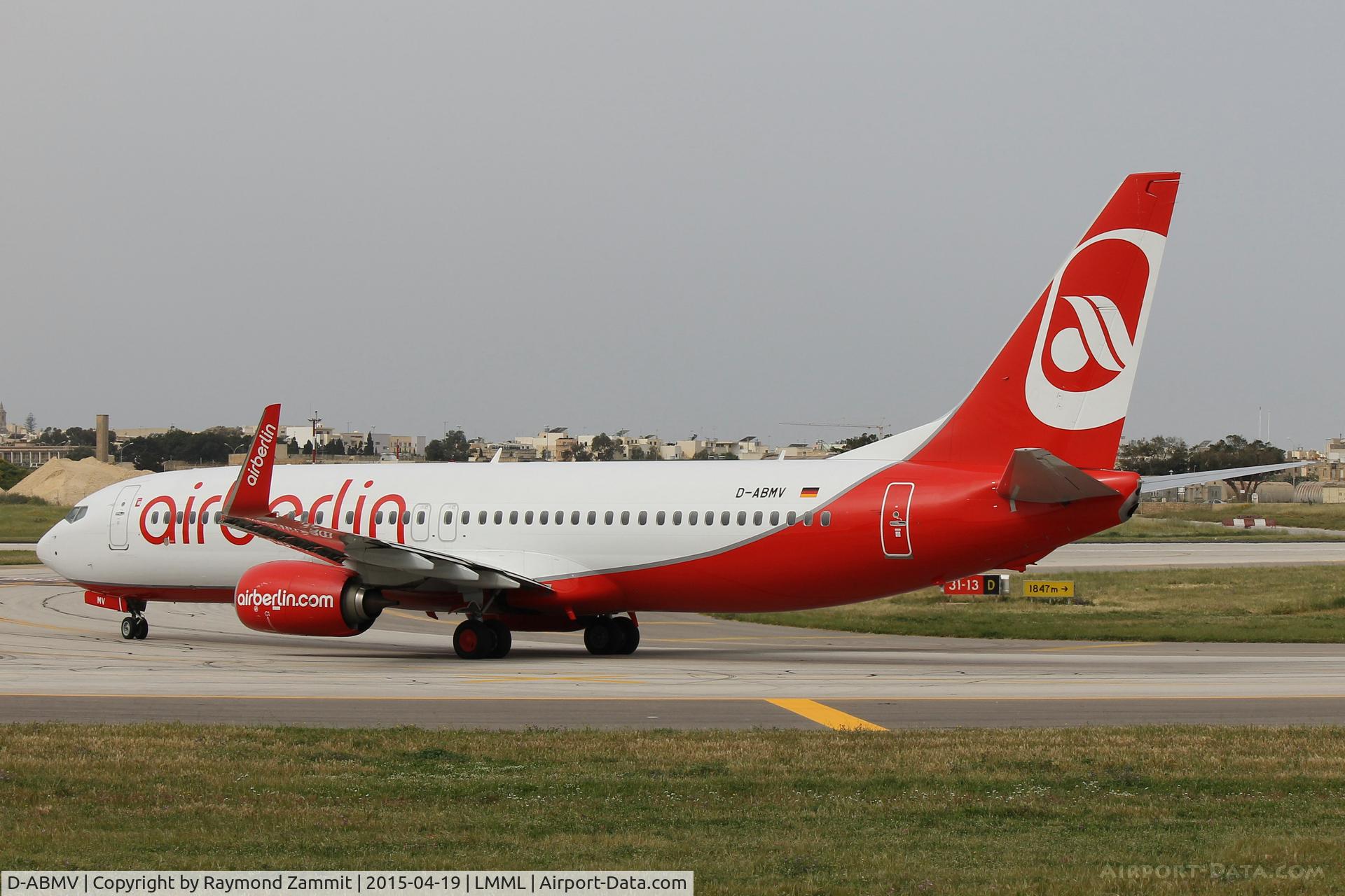 D-ABMV, 2013 Boeing 737-86J C/N 37785, B737-800 D-ABMV Air Berlin