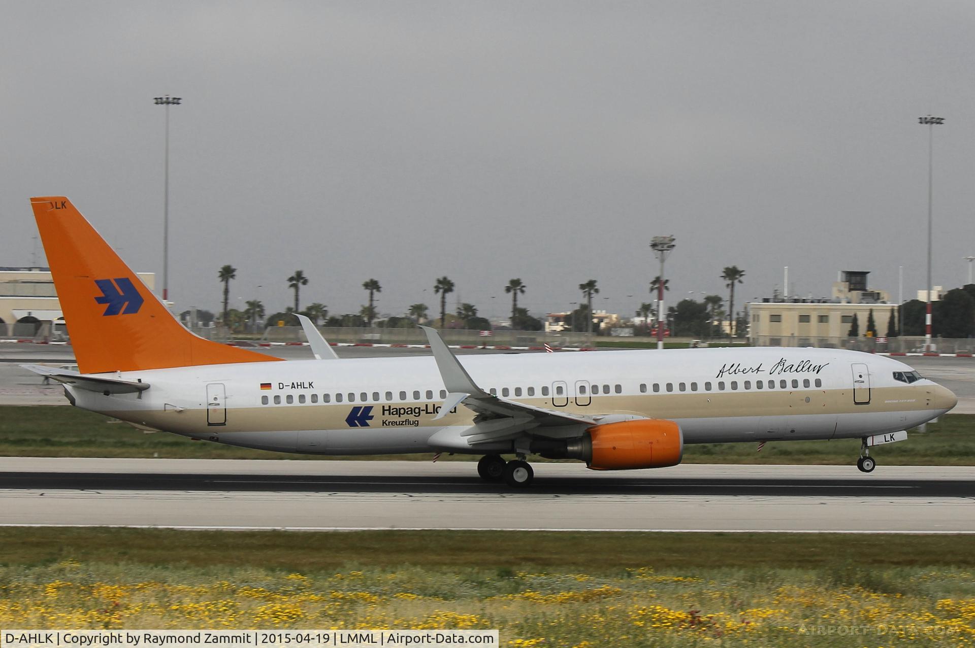 D-AHLK, 2008 Boeing 737-8K5 C/N 35143, B737-800 D-AHLK Hapag Lloyd