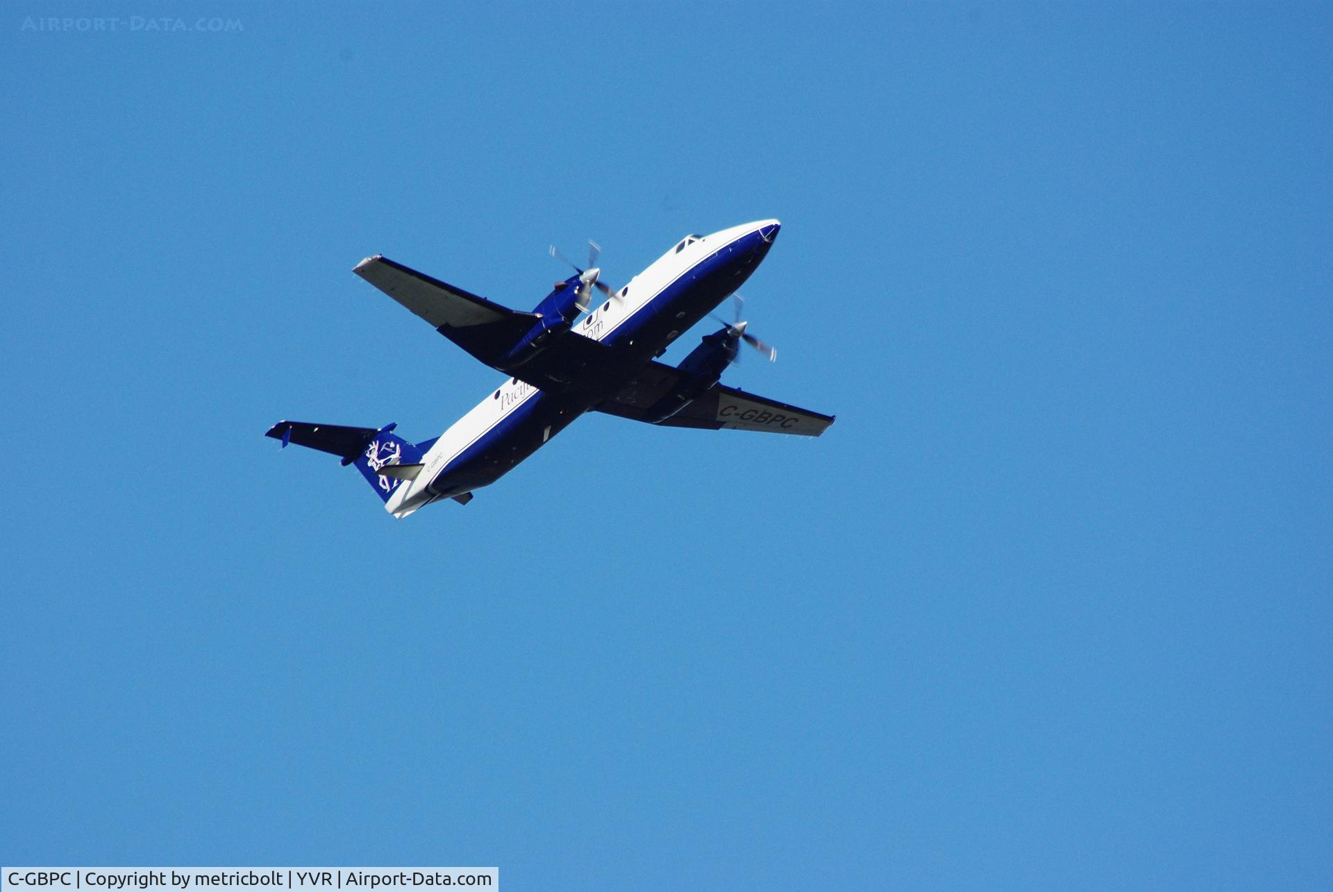 C-GBPC, 1985 Beech 1900C C/N UB-43, Take off from YVR