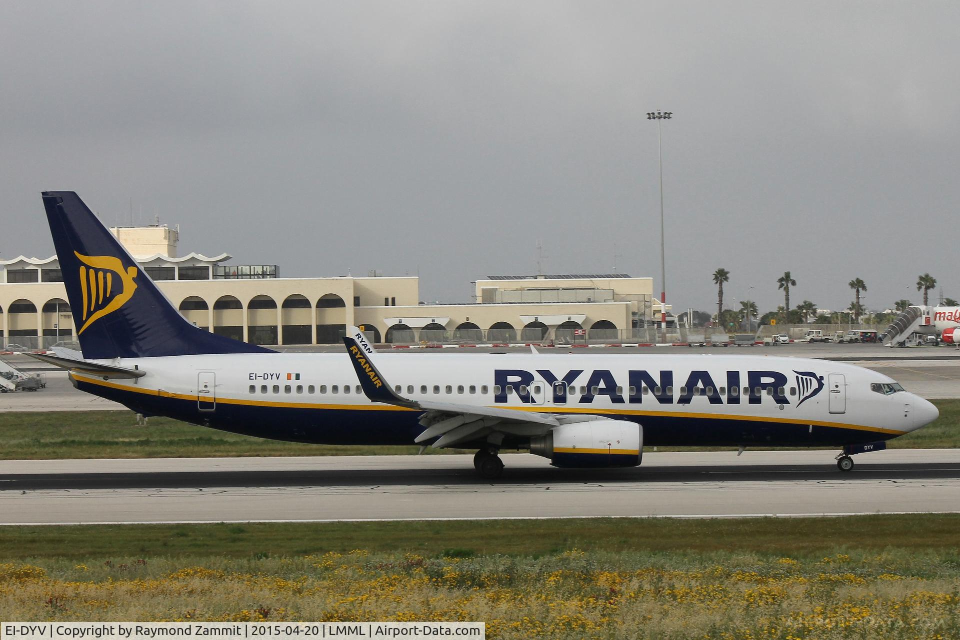 EI-DYV, 2008 Boeing 737-8AS C/N 37512, B737-800 EI-DYV Ryanair