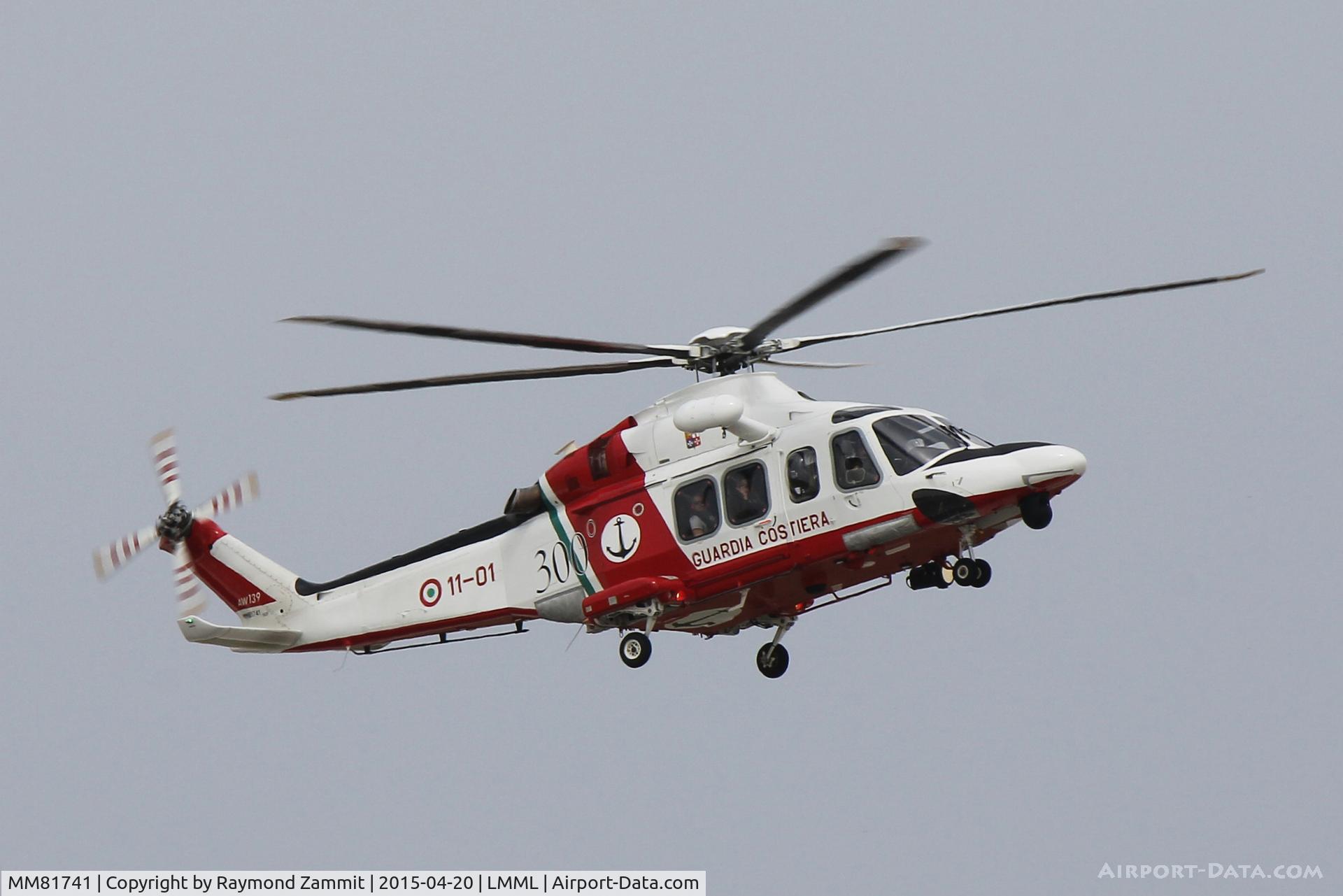 MM81741, 2010 AgustaWestland AW-139CP Nemo C/N 31293, AgustaWestland AW-139 MM81741/11-01 Guardia Costiera (Italian Coast Guard)