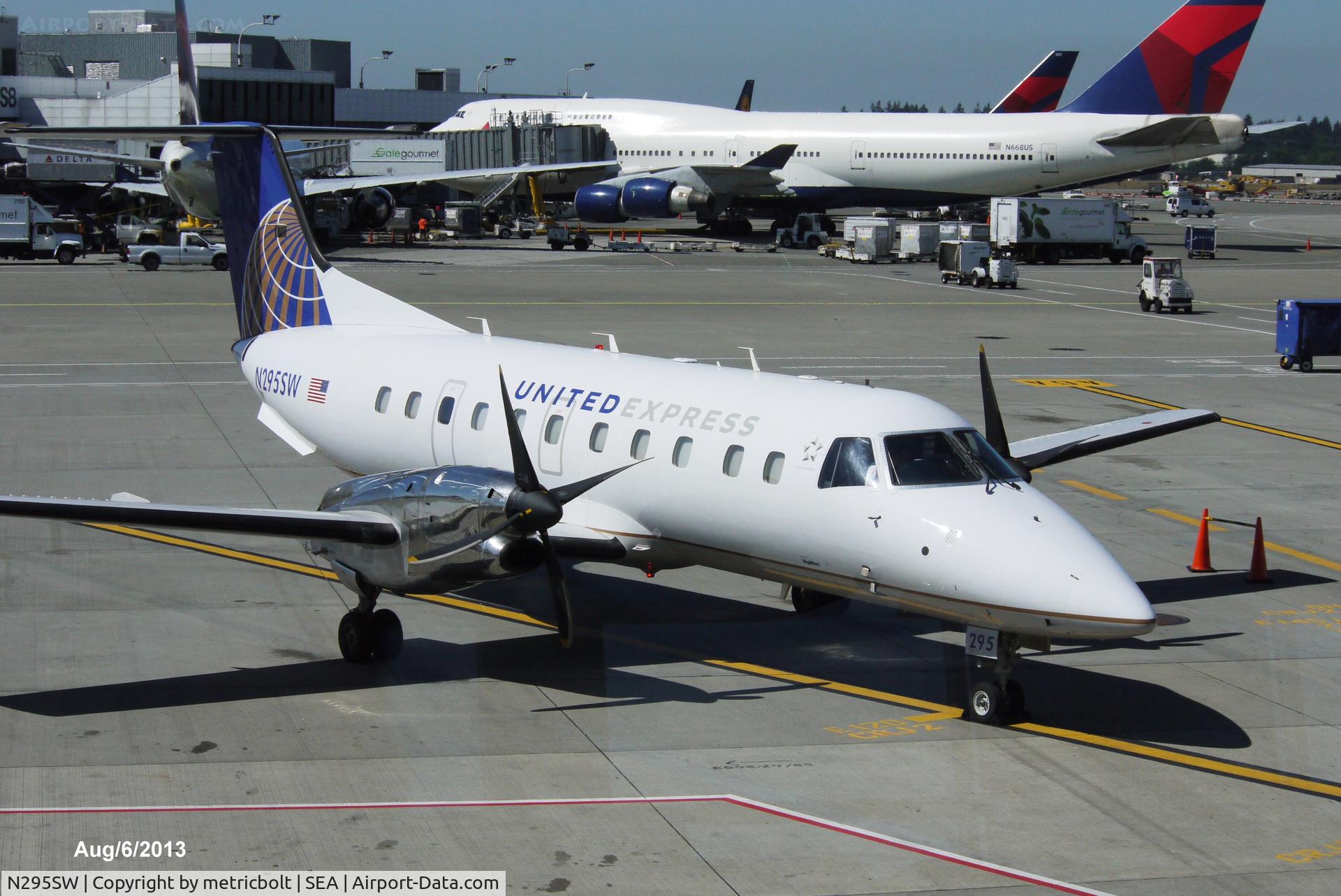 N295SW, 1996 Embraer EMB-120ER Brasilia C/N 120.322, at  SeaTac