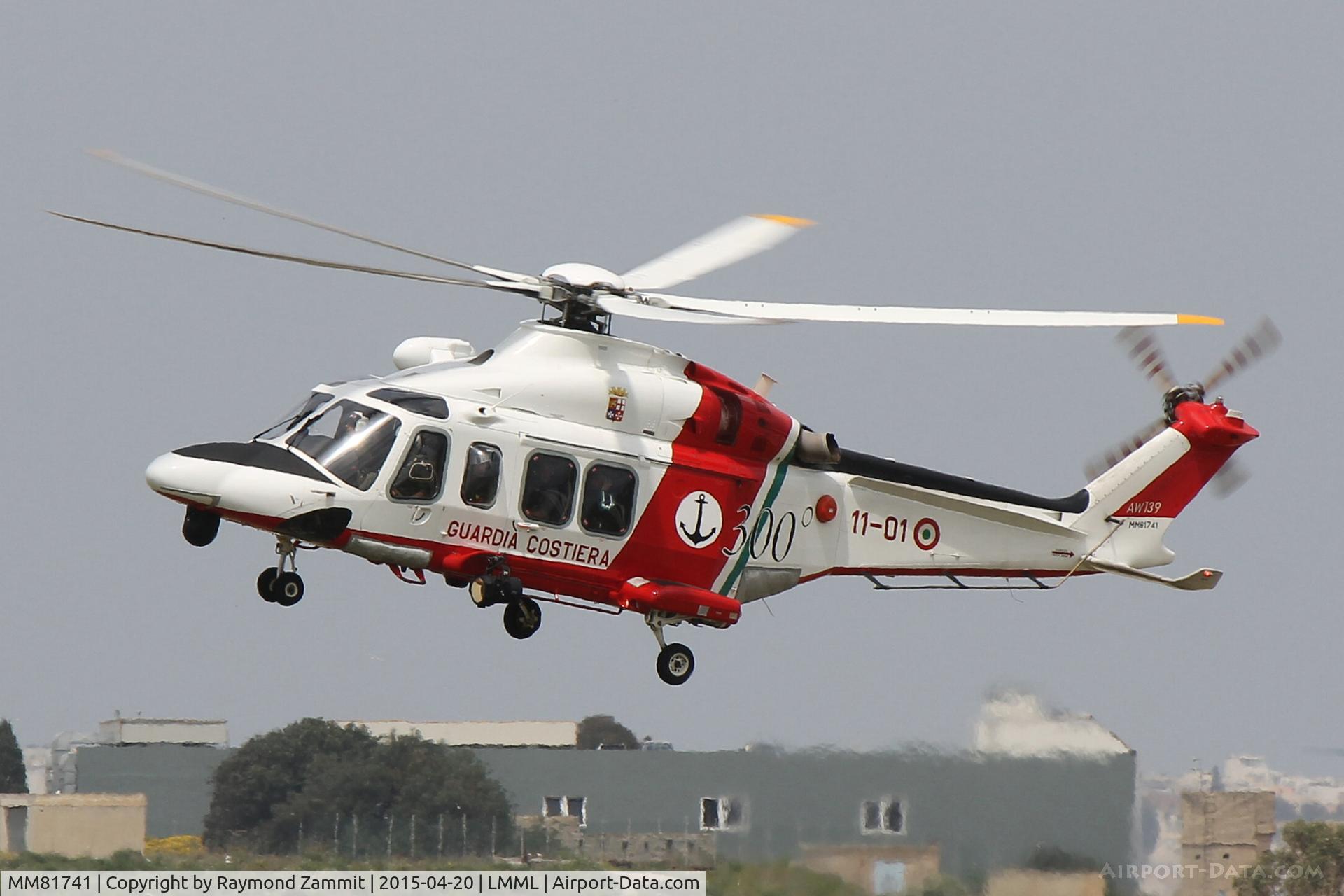 MM81741, 2010 AgustaWestland AW-139CP Nemo C/N 31293, AgustaWestland AW-139 MM81741/11-01 Guardia Costiera (Italian Coast Guards)