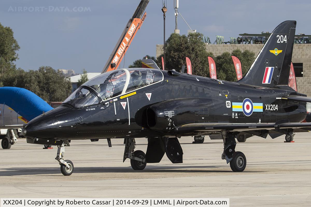 XX204, 1978 Hawker Siddeley Hawk T.1A C/N 051/312051, Malta International Airshow 2014