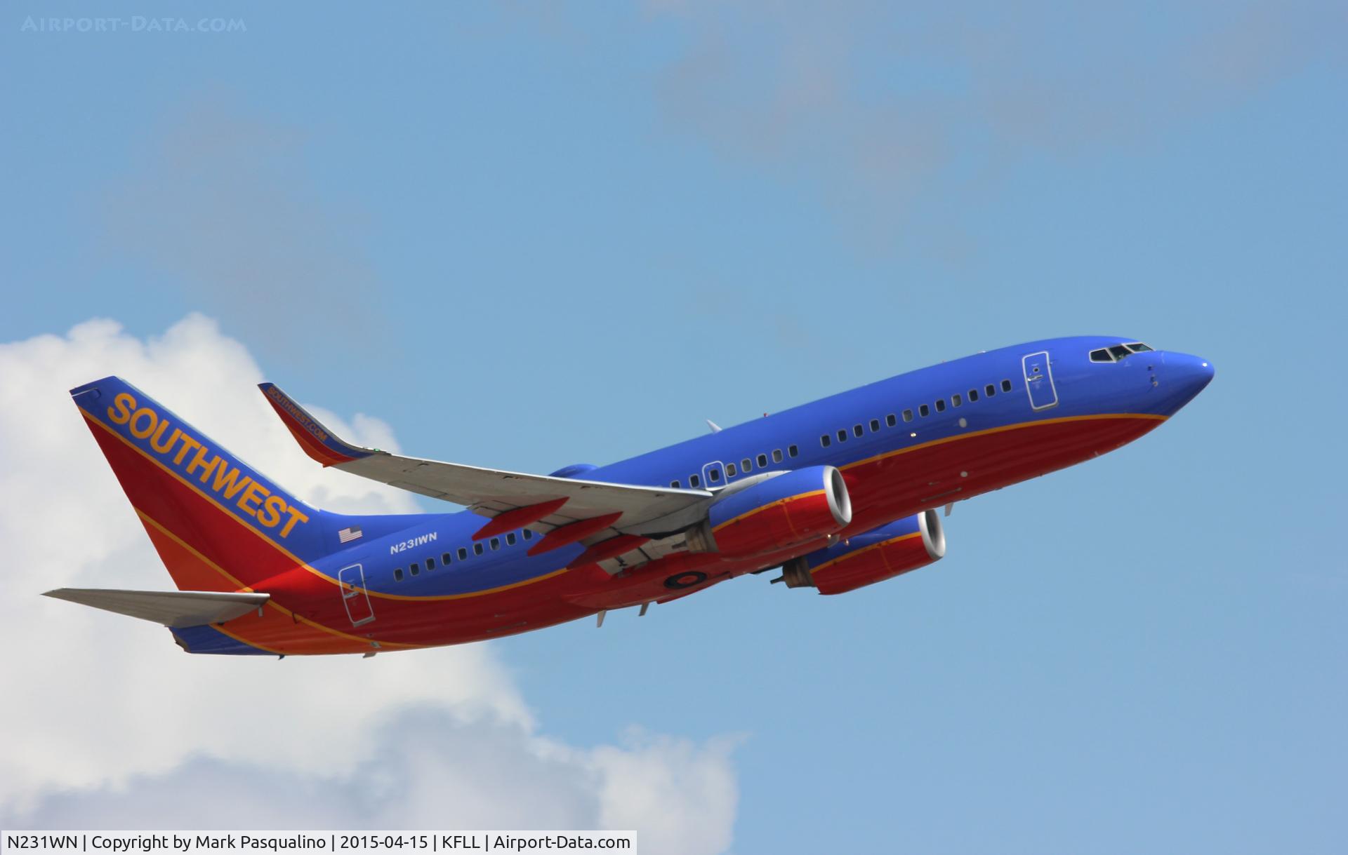 N231WN, 2006 Boeing 737-7H4 C/N 32499, Boeing 737-700