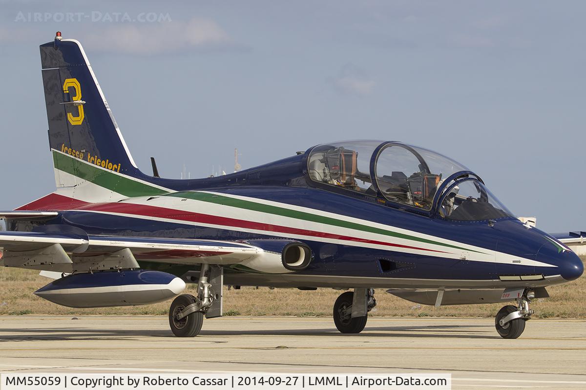 MM55059, Aermacchi MB-339A MLU C/N 6853/191/AA088, Malta International Airshow 2014