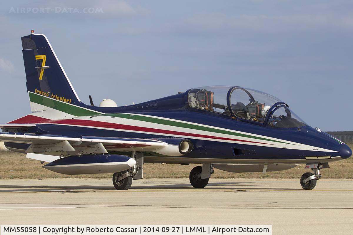 MM55058, Aermacchi MB-339PAN C/N 6852/190/AA087, Malta International Airshow 2014