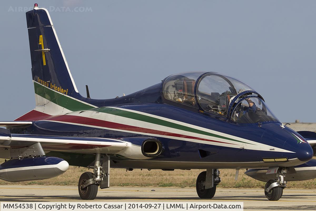 MM54538, Aermacchi MB-339PAN C/N 6759/154/AA070, Malta International Airshow 2014