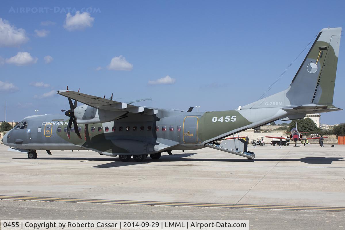 0455, CASA C-295M C/N S-075, Malta International Airshow 2014