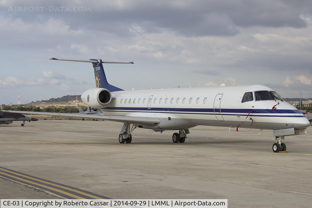 CE-03, 2001 Embraer ERJ-145LR (EMB-145LR) C/N 145526, Malta International Airshow 2014