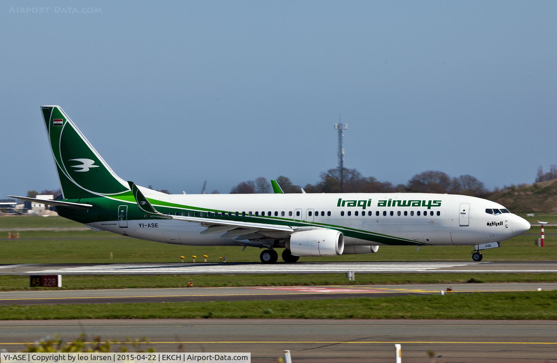 YI-ASE, 2013 Boeing 737-81Z C/N 40104, Copenhagen Kastrup 22.4.15